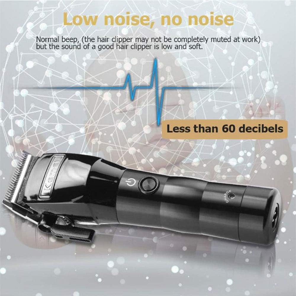 kemei men's electric powerful cordless styling tools hair clipper trimmer