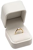 Giftop Velvet Single Ring Box Case Holder for