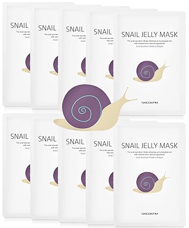Download Buy Skederm Snail Jelly Mask 10 Sheets Hydrogel Coated Face Mask With Snail Secretion Filtrate 5 000ppm Online At Low Prices In India Amazon In PSD Mockup Templates