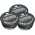 MENFIRST - Hair Pomade for Men - Instant Gray Coverage for Hair and Beard - Light Brown to Blonde Wax like Styling Paste - 3 Pack