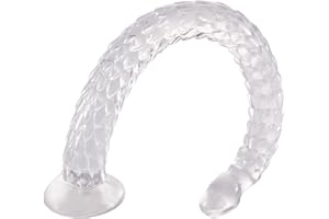Difemstoy Super Long Anal Dildo, 16.14" Dragon Butt Plugs with Suction Cup Adult Sex Toys for Men, Women