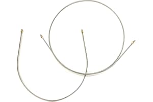 Stainless Steel Rear Axle Brake Line Pair. Cut To Length And Flared With Correct Fittings - Just Bend Them Into Place The Stop Shop SS4R