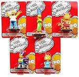 The Simpsons Family Cake Toppers with Homer, Bart, Marge, Maggie, Lisa
