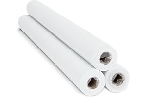 IMAGINATION GENERATION Little Artists 18" Easel Paper, 3-Pack - White Paper Rolls for Kids Arts and Crafts - Big Paper Pad for Painting, Coloring, & Drawing - Art Kit Supplies, Toys, Games, & Learning for Children