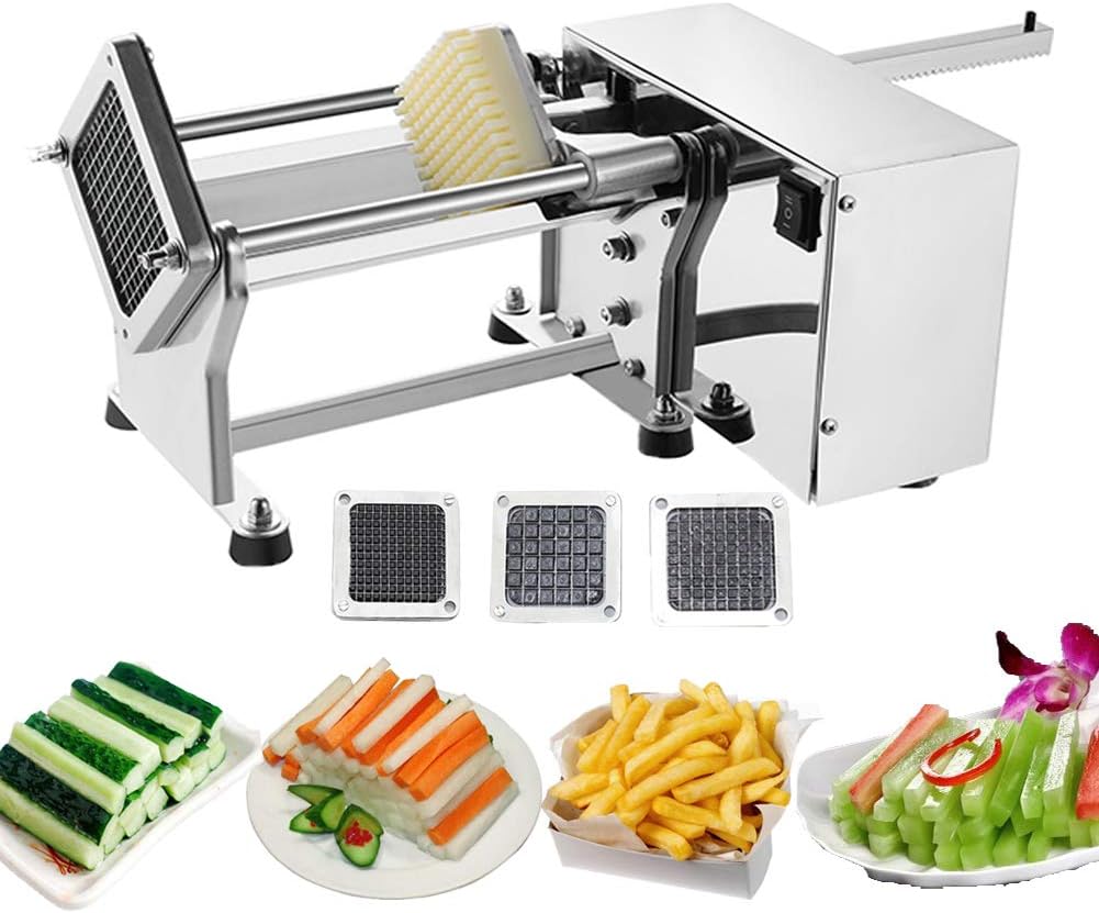Commercial Electric Potato Slicer French Fry Cutter Stick