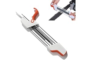 2-in-1 Chainsaw Sharpener，File Diameter 3/16" (4.8mm) Chain Saw Blade Sharpener,Easy File Chain Saw Sharpener Tool for 0.325'