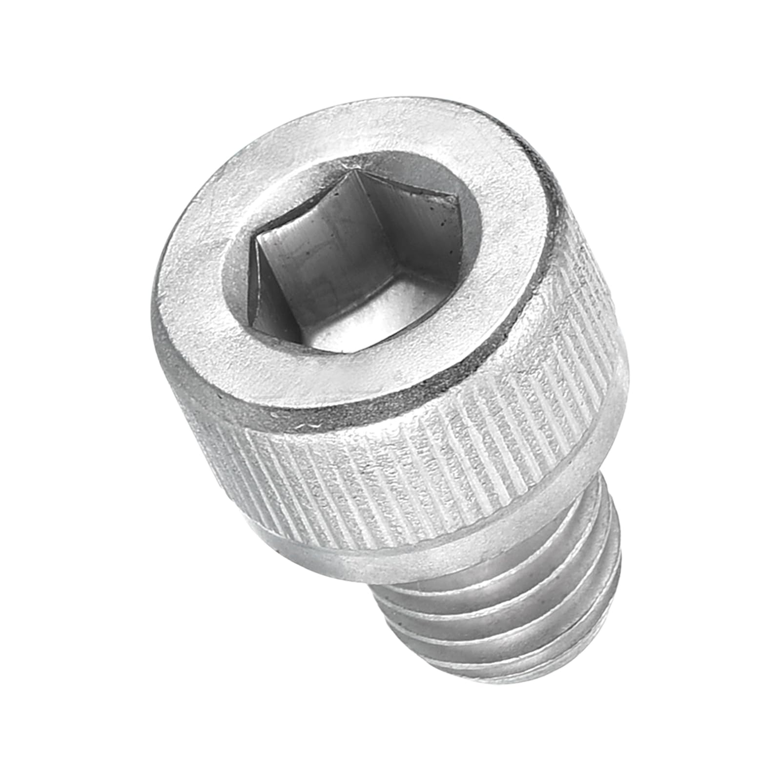 METALLIXITY Socket Head Cap Screw(M8-1.25x10mm)20Pcs, 304 Stainless Steel Allen Socket Drive Metric - Machine Internal Hex Screw UNC Coarse Thread, Silver Tone