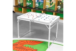 FORZA Coaching Board Table | 2-in-1 Foldable Magnetic Whiteboard & Table for Soccer Tactics – Adjustable Height, Full Pitch L