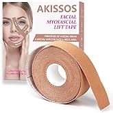 Akissos Facial Myofascial Lift Tape Face Lift Tape Anti Wrinkle Patches Neck Lift Tape Unisex For Firming and Tightening Skin