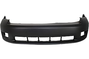 Evan Fischer Front Bumper Cover Fascia Primed Plastic Compatible With 2009-2010 DODGE RAM 1500 2011-2012 RAM 1500 - For Models With Spot Package and Fog Lamps