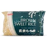 Shirakiku Sweet Brown Rice - Short Grain Japanese Style Rice with Low Calories and Dietary Fiber - Perfect for Authentic Asian Cuisine | Risotto, Rice Pudding, and Sushi | 5-Pound (Pack of 1)