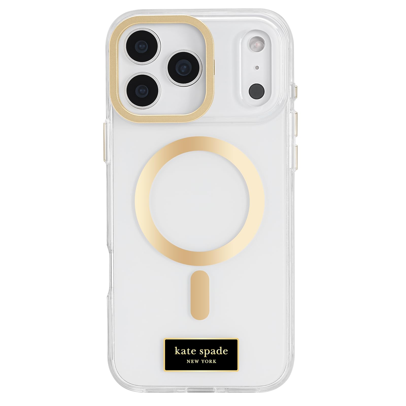 kate spade new york iPhone 17 Pro Max Case with Camera Stand - Compatible with MagSafe - Designer Phone Case - Icon Clear Image