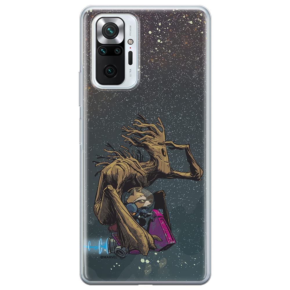 ERT GROUP mobile phone case for Xiaomi REDMI NOTE 10 PRO original and officially Licensed Marvel pattern Guardians of the Galaxy 004 adapted to the shape of the mobile phone, case made of TPU