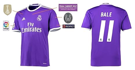 Real Madrid Trikot Herren 2016-2017 Away WC - Bale 11