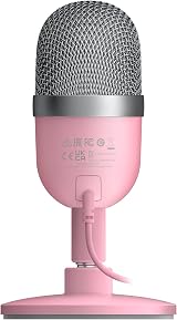 Razer Seiren Mini USB Condenser Microphone Quartz Pink Streaming view 10