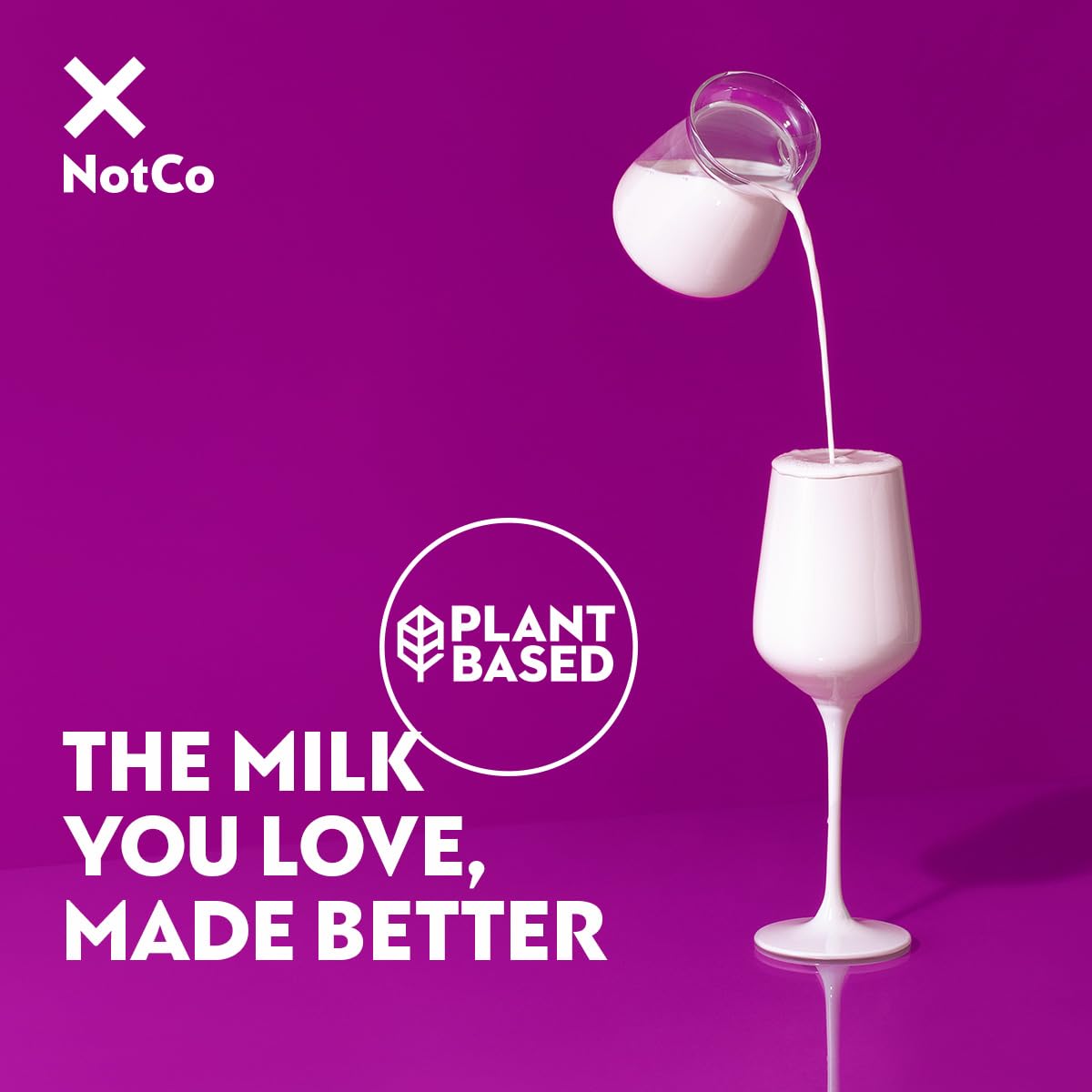 NotMilk Original Plant-Based Milk Alternative, 33.8 Fl Oz (Pack of 6) - Shelf-Stable, Lactose-free, Vegan, Non-GMO