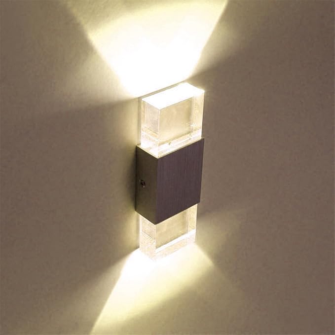 Rrimin Plastic 4W LED Wall Light with Aluminum Case (Warm White)