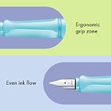 LAMY Safari Aquasky Fountain Pen EF Nib Ergonomic Grip Blue Cartridge Included view 3