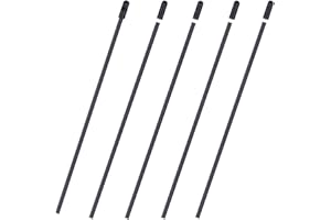 5PCS HobbyPark Plastic Antenna Tube with Cap Black for RC Remote Control Vehicles FPV Drone Quadcopter Multicopters Boats 2.4G Receiver