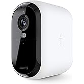 Arlo Essential XL Security Camera 2K | Indoor - Outdoor | 2nd Gen | 4X Longer Battery | Wire-Free with Spotlight, 2-Way Audio, Color Night Vision, Live Stream, Motion Activation, Notifications-White