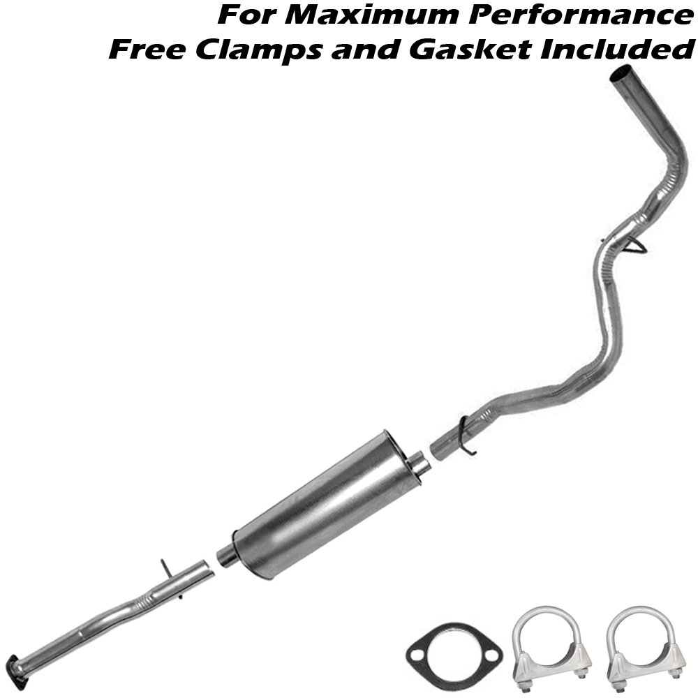 intermediate pipe muffler resonator tailpipe exhaust system