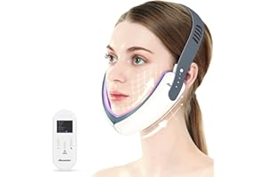 BAIFUDUO Intelligent Double Chin Reducer and V-Face Lift Belt Machine with Remote Control, Face Massager V-Face Device for Women