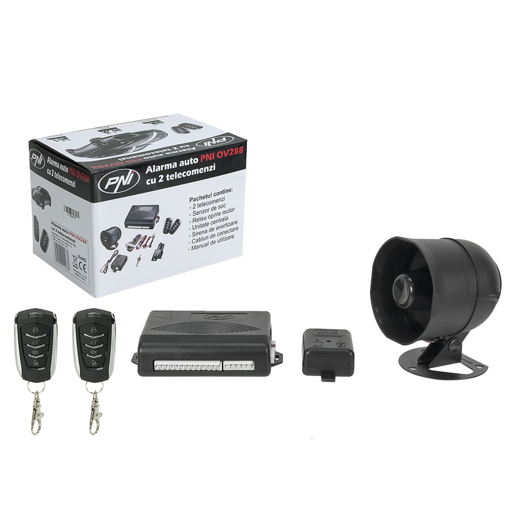 Car Remote Door Lock, Vehicle Security Alarm PNI OV288 with central locking module