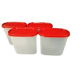 Tupperware Tupin Tupperware Modular Mate Oval Plastic Container Set, 1.7 Litre (Single Piece) (4 Pc) (Any Color)