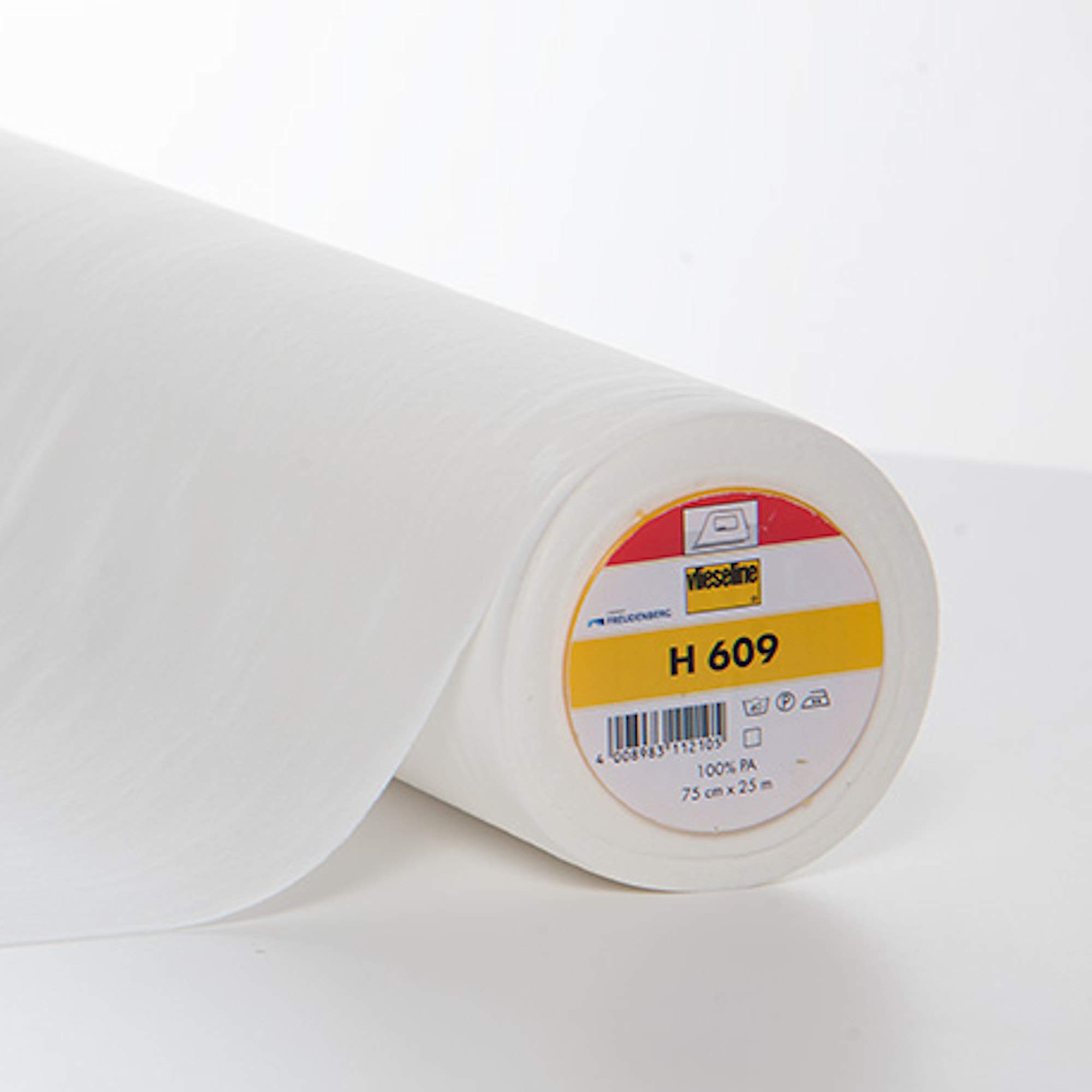 Vilene H609 High Class Iron On Fusible Knit Super Stretch Interfacing Interlining White - per metre