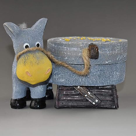 Amazon Co Jp Limei Zen 陶器製 灰皿 アッシュトレイ 灰皿灰皿は蓋クリエイティブ灰皿樹脂ドンキーと屋内灰皿のための車研削人格灰皿を引っ張ります ホーム キッチン