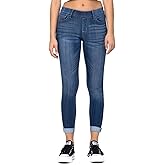 Cello Jeans Women's Mid Rise Skinny Easy Pull On Jeggings