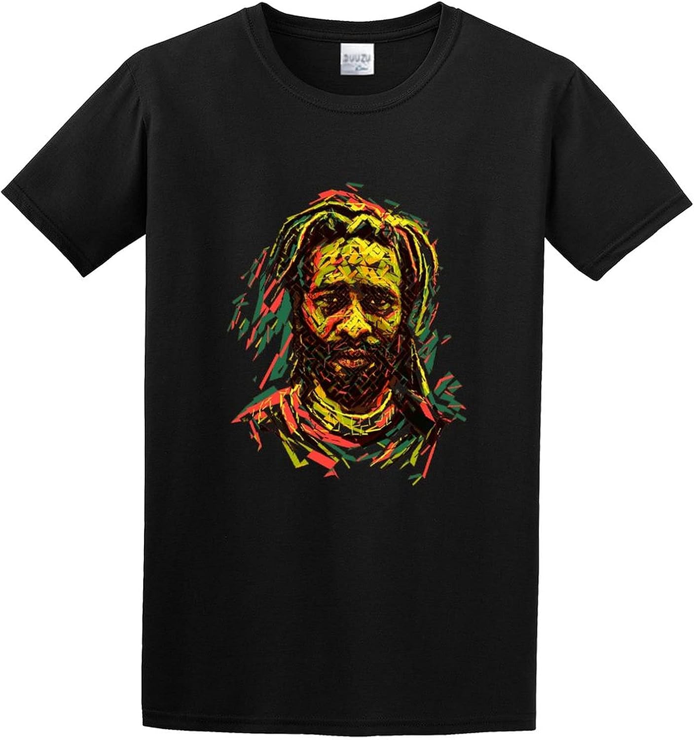 ZHEGUI Burning Spear TShirt Graphic Tee Funny Shirt for Mens Amazon