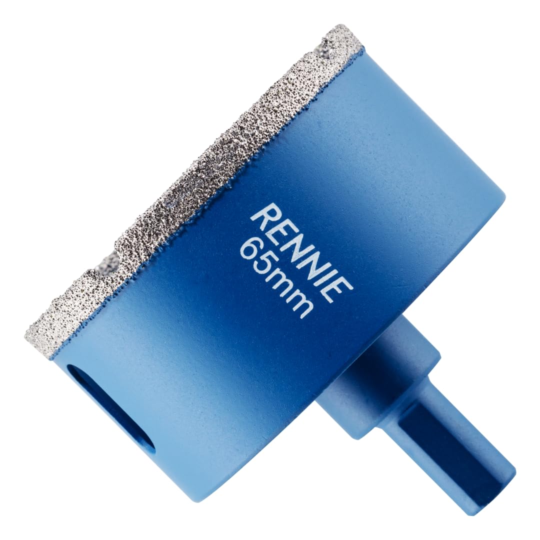 65mm Diamond Hole Saw Drill Bit With Tri Shank For Porcelain Tiles Ceramic Slate Stone Granite Marble Glass. Diamond Core Holesaw/Hole Cutter — image 1