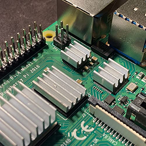 104 Pcs Raspberry Pi 4 Heatsink, MazerPi Raspberry Pi Heatsink Set