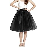 EllieHouse Womens Short Tutu Tulle Skirt with Sash PC06
