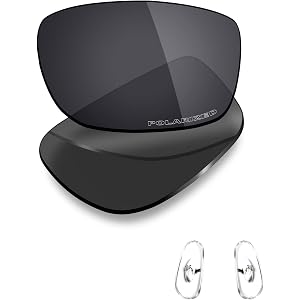 Mryok Replacement Lenses & Nose Pieces for Ray-Ban RB3516 59mm Sunglasses, HD Polarized, UV Protection, Impact Resistant