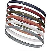 Adidas Hairband Set - 6 Thin - Multiple Colors