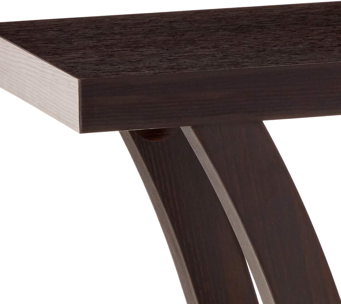 Crown Mark Draper Console Table, Espresso: Kitchen & Dining