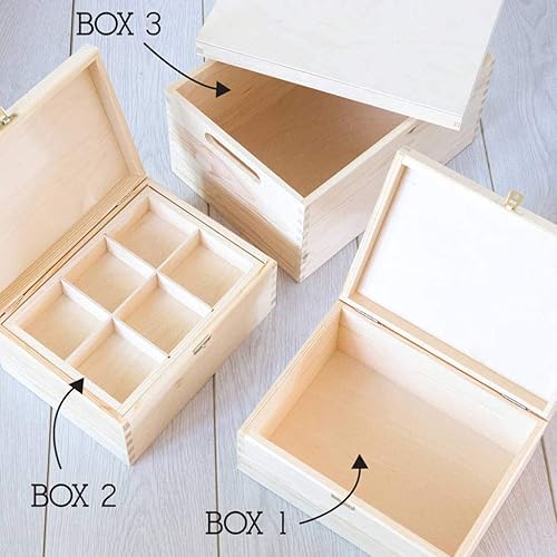 Personalized Baby Keepsake Box Engraved Memory Storage Box New