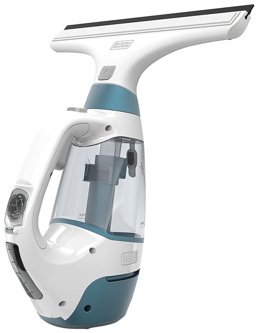 title=BLACK+DECKER WW100K-QW Lavavetri Aspiragocce senza Filo Premium con Extra Testa