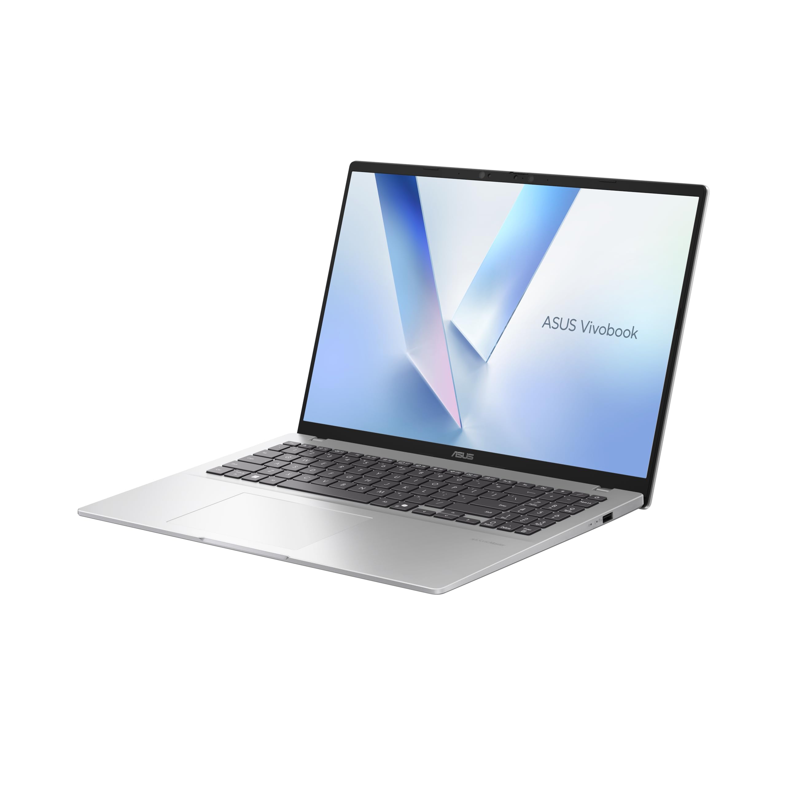 ASUS Vivobook 16 X1607QA Laptop, Snapdragon X X1-26-100, 16 Zoll WUXGA IPS Display, 16GB RAM, 512GB SSD, QC Adreno GPU, Win11 Home, Cool Silver 5