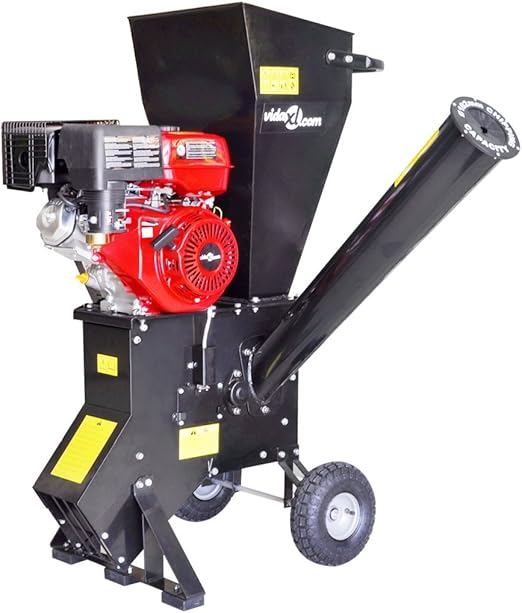 Festnight Benzinbetriebene Holzhackmaschine Gartenhacksler Holzhacksler Benzin Hacksler Mit 15 Hp Motor Amazon De Baumarkt