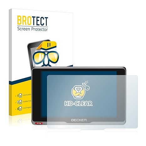 BROTECT HD-Clear Transit.7SL EU 2-Teilig Displayschutzfolie Becker, Transit.7SL EU Kratzfest, transparent, 2 Stück