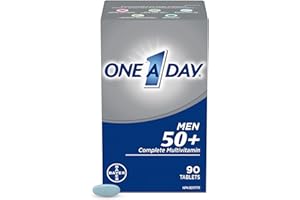 One A Day Multivitamin For Men 50 Plus - Daily Vitamins For Men With Vitamins A, B, C, D, E, Calcium, Selenium, Magnesium And