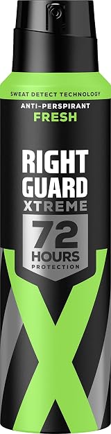 Right Guard Xtreme Fresh Men's Deodorant Anti-Perspirant Spray 72H 150ml