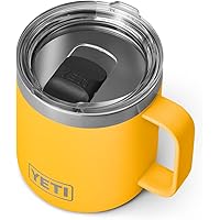 YETI Rambler 14 oz Mug, Vacuum Insulated, Stainless Steel with MagSlider Lid, Stainless