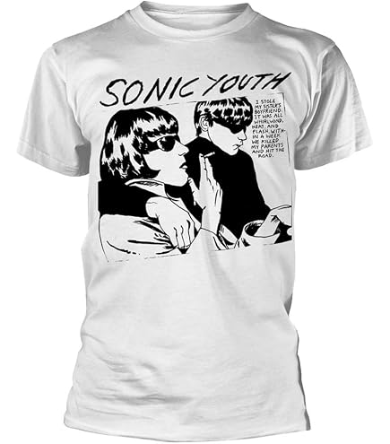 Sonic Youth Unisex Adult Goo Album T-Shirt, Black, Small | Amazon.com