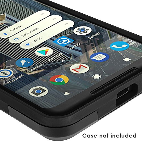 Skinomi TechSkin [2-Pack] (Case Compatible) Clear Screen Protector for Google Pixel 2 XL 2017 Anti-Bubble HD TPU Film - Thumbnail 5