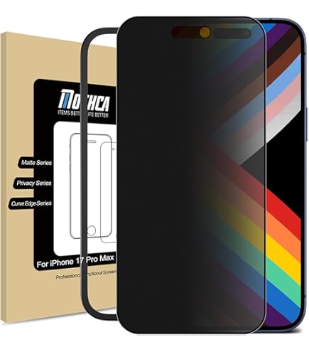 Amazon.com: Mothca Matte Privacy Screen Protector for iPhone 16