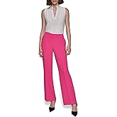 Karl Lagerfeld Womens Wide Leg Suiting Pant